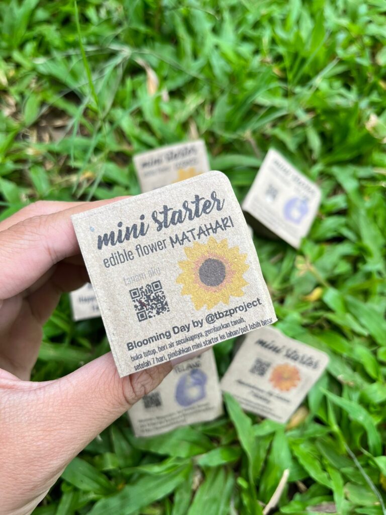 mini starter kit planting benihbunbun